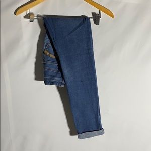 Justice Premium Female Teen Dark Blue Cotton Jeans